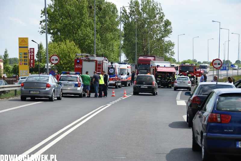 Wypadek drogowy na DK-91