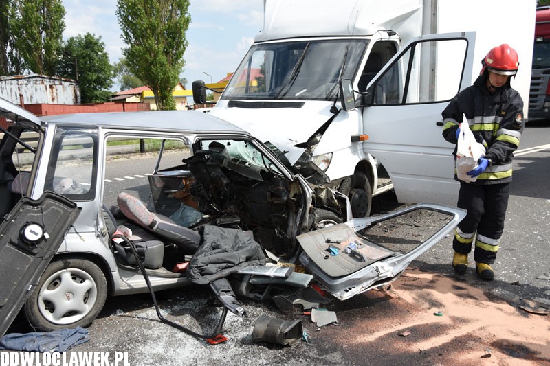 Wypadek drogowy na DK-91