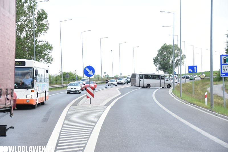 Wypadek drogowy na DK-91