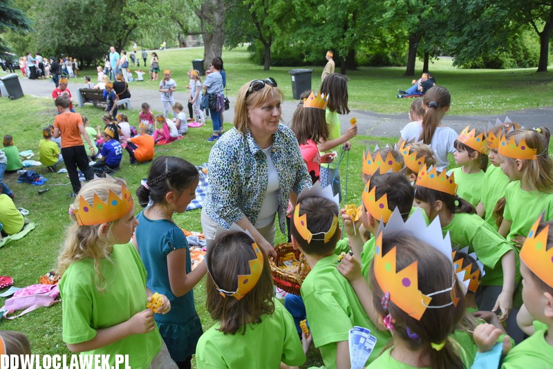 Miejski dzień dziecka w parku