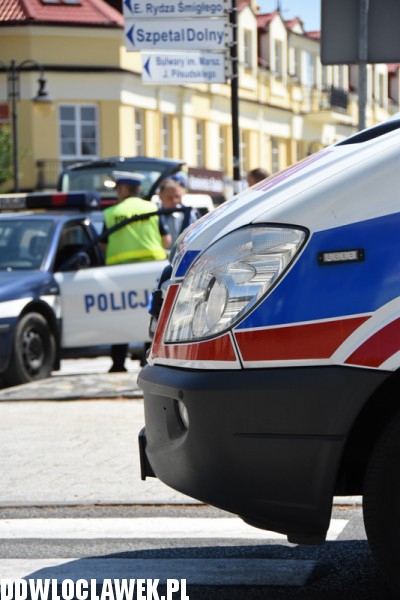 Potrącenie kobiety na placu Wolności