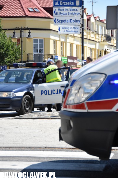 Potrącenie kobiety na placu Wolności