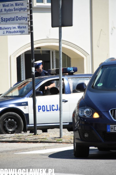 Potrącenie kobiety na placu Wolności