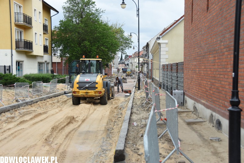 Remont ulicy Łęgskiej we Włocławku