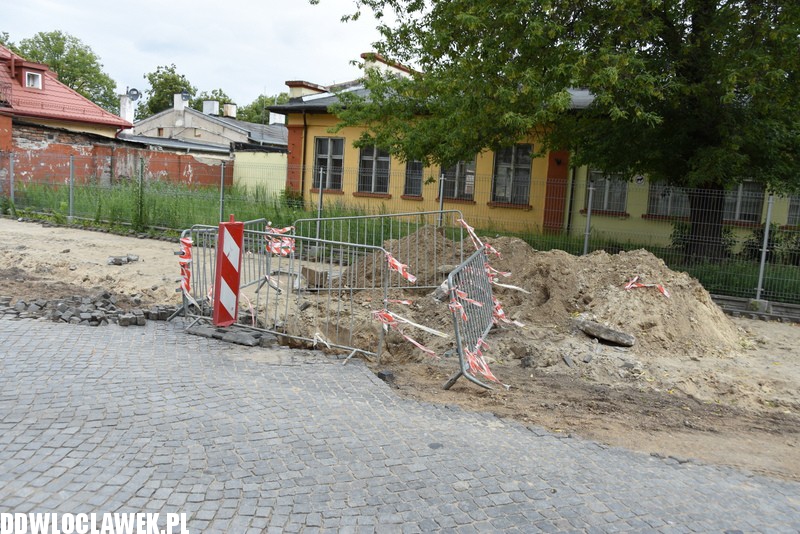 Remont ulicy Łęgskiej we Włocławku