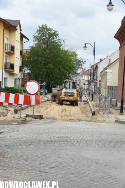 Remont ulicy Łęgskiej we Włocławku