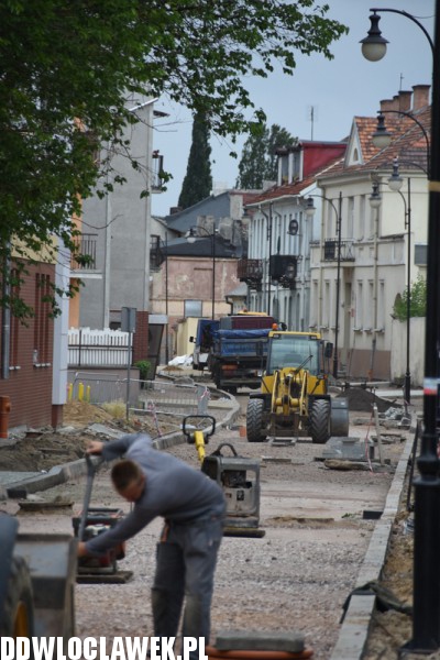 Remont ulicy Łęgskiej we Włocławku