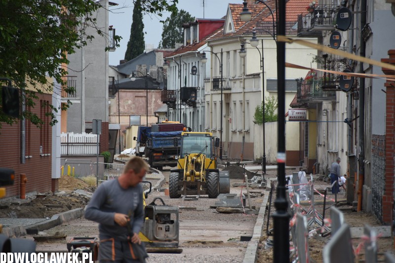 Remont ulicy Łęgskiej we Włocławku