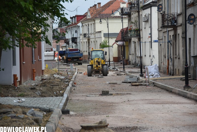 Remont ulicy Łęgskiej we Włocławku