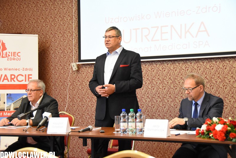 Konferencja prasowa w uzdrowisku