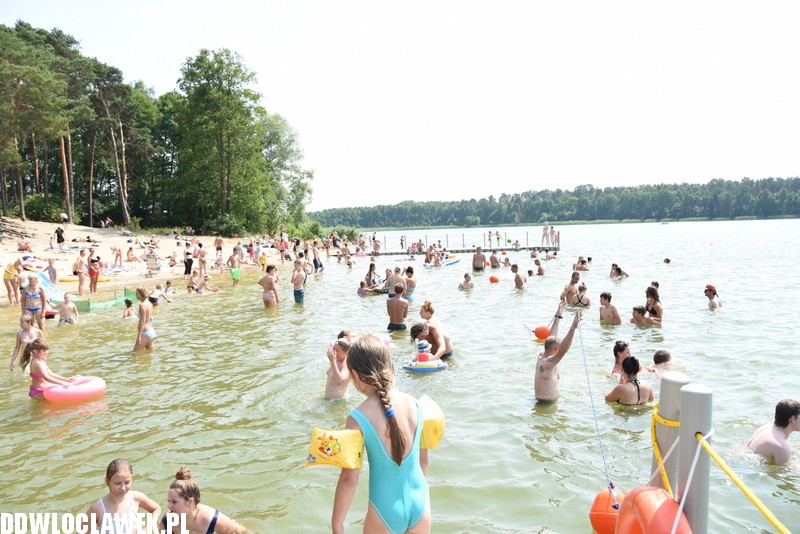 Upalna sobota nad Wikaryjką