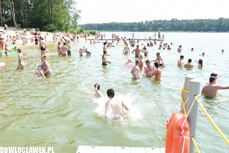 Upalna sobota nad Wikaryjką