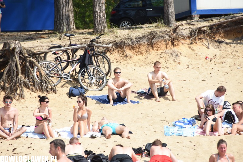 Upalna sobota nad Wikaryjką