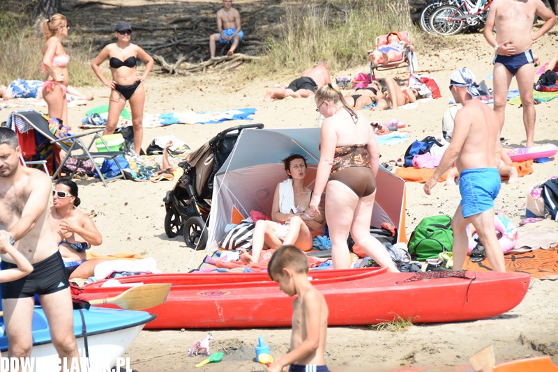 Upalna sobota nad Wikaryjką