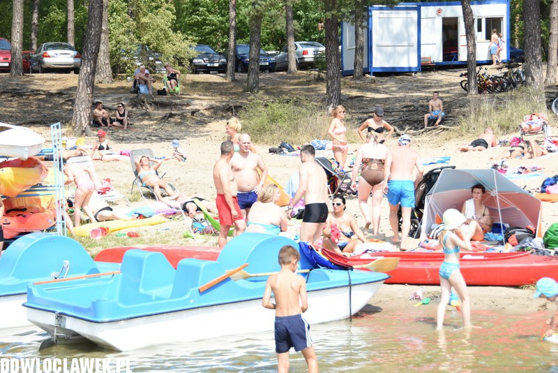 Upalna sobota nad Wikaryjką