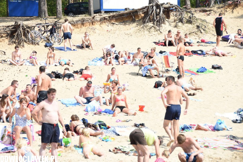 Upalna sobota nad Wikaryjką