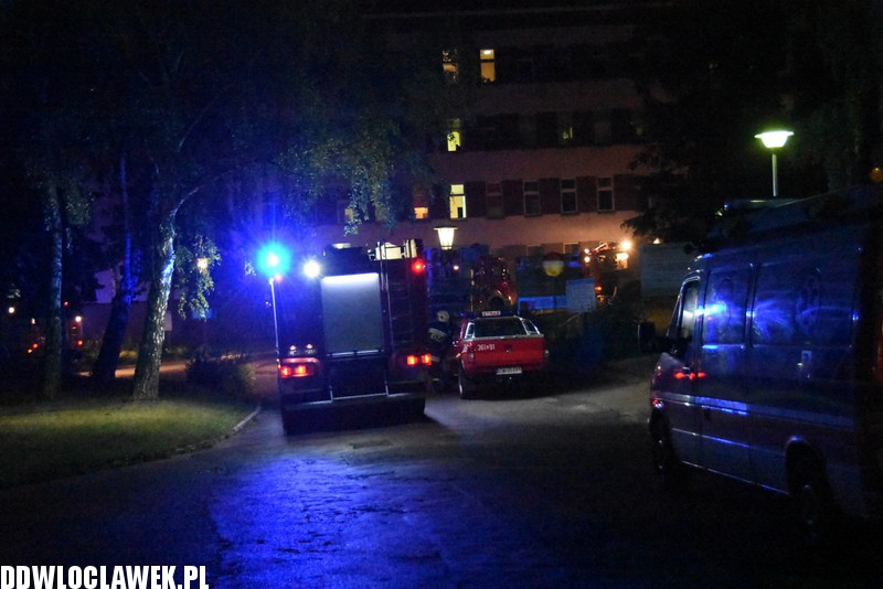Pożar w szpitalu przy Wienieckiej