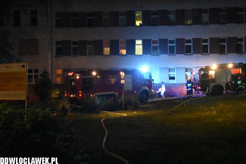 Pożar w szpitalu przy Wienieckiej
