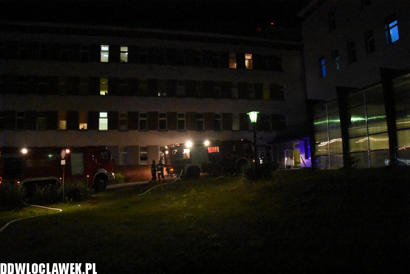 Pożar w szpitalu przy Wienieckiej