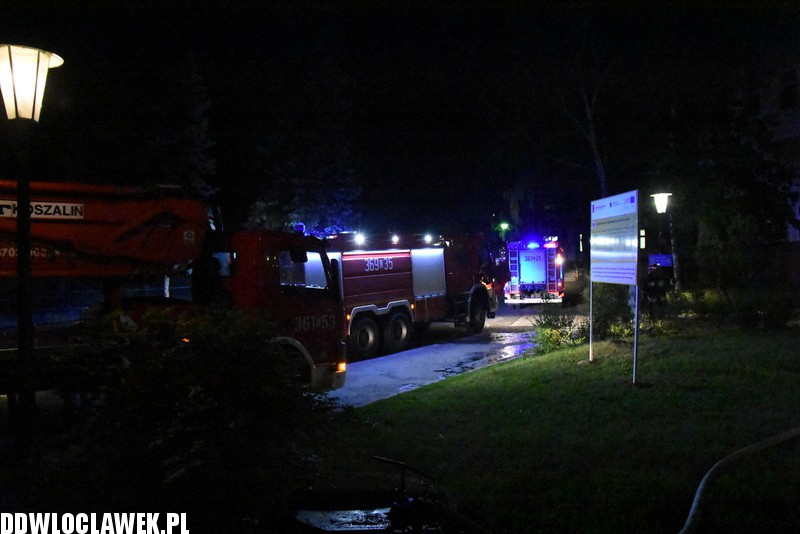 Pożar w szpitalu przy Wienieckiej