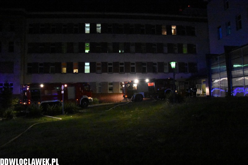 Pożar w szpitalu przy Wienieckiej