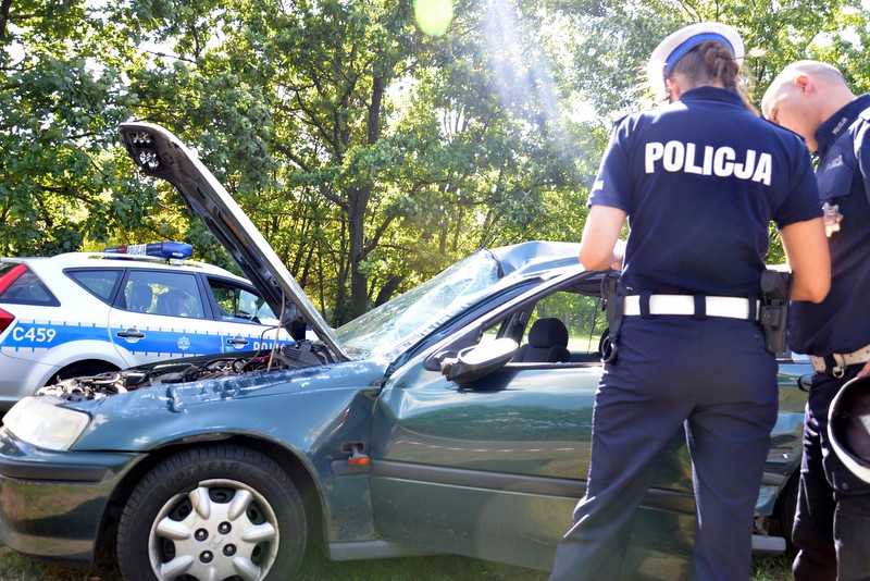 Honda koziołkowała na DK62