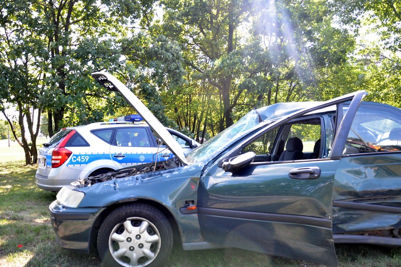 Honda koziołkowała na DK62