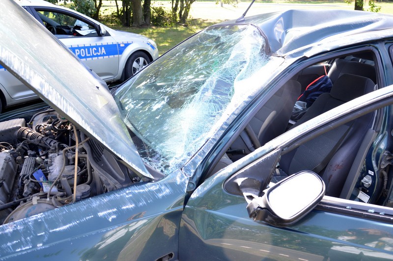 Honda koziołkowała na DK62