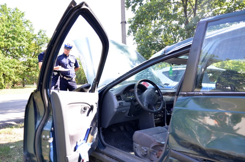 Honda koziołkowała na DK62