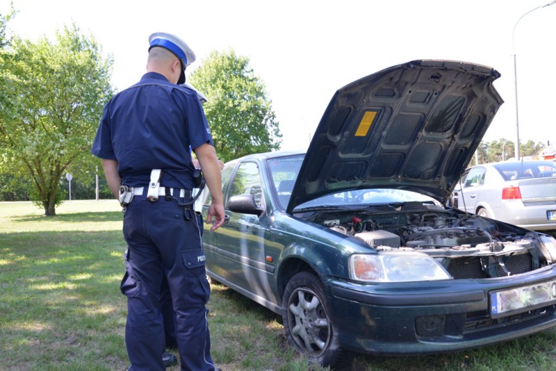 Honda koziołkowała na DK62