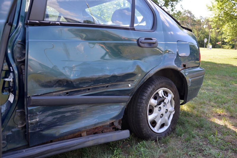 Honda koziołkowała na DK62