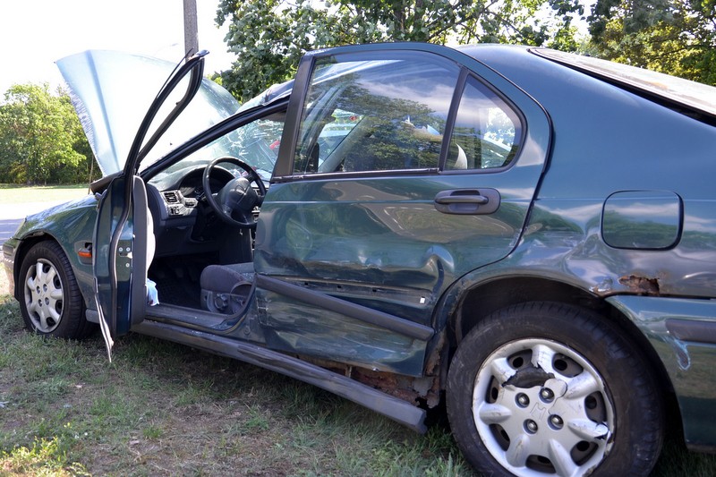 Honda koziołkowała na DK62