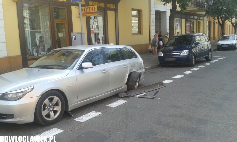 Szaleńczy rajd w centrum Włocławka!