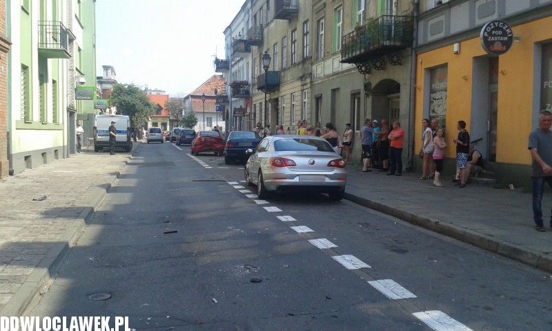 Szaleńczy rajd w centrum Włocławka!