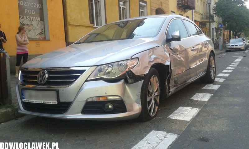 Szaleńczy rajd w centrum Włocławka!