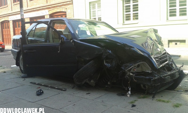 Szaleńczy rajd w centrum Włocławka!