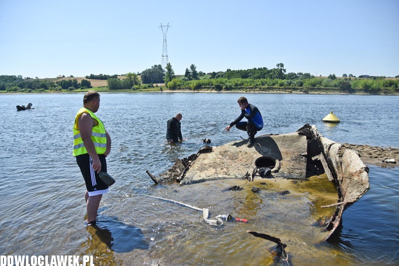 Badają wraki okrętów pod Włocławkiem
