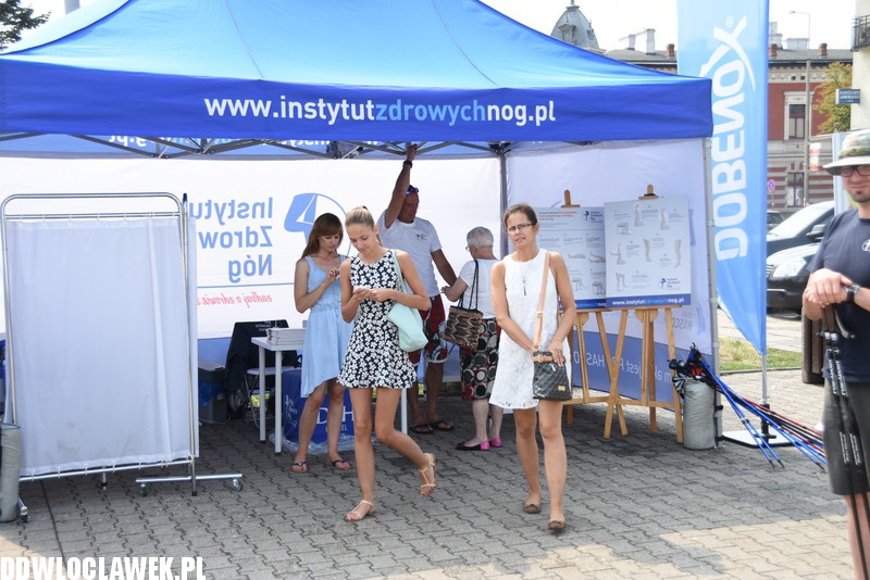 Akcja zdrowe nogi na placu Wolności