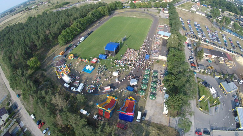 Piknik w Izbicy Kuj. - zdjęcia z drona