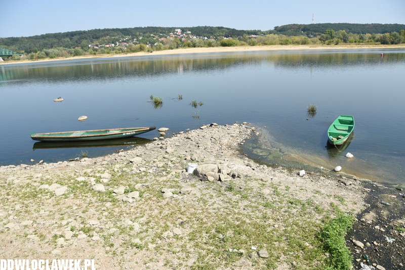 Niski stan wody w Wiśle