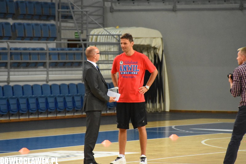Medialny trening Anwilu Włocławek