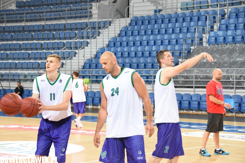 Medialny trening Anwilu Włocławek