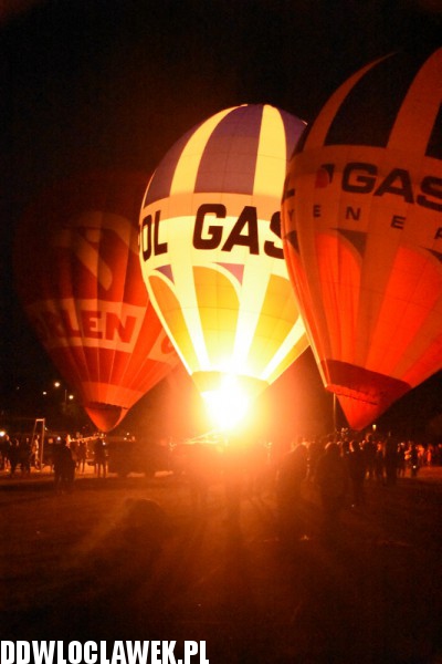 Nocna gala balonowa we Włocławku