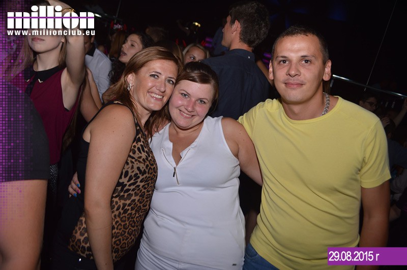 Sobota 29.08 Million Club