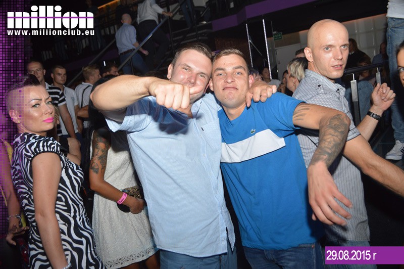 Sobota 29.08 Million Club
