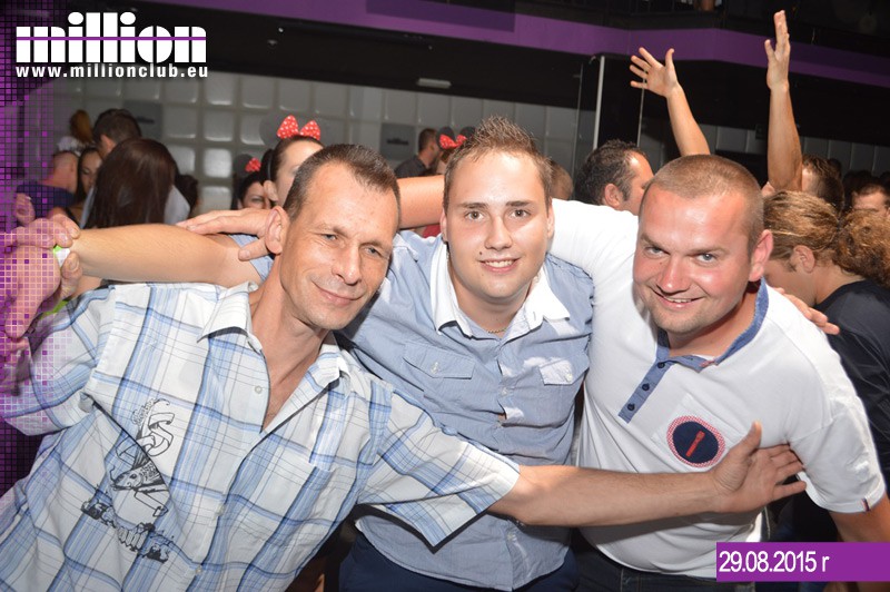Sobota 29.08 Million Club