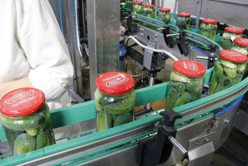 Produkcja ogórków marki Dworski