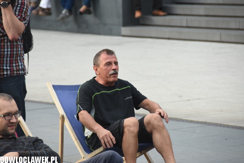 Cichoński i Mitchell na Placu Grodzkim