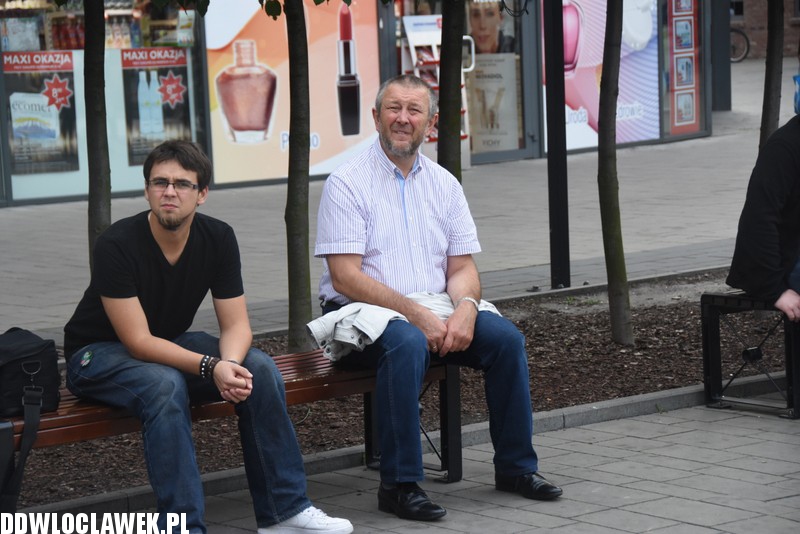 Cichoński i Mitchell na Placu Grodzkim