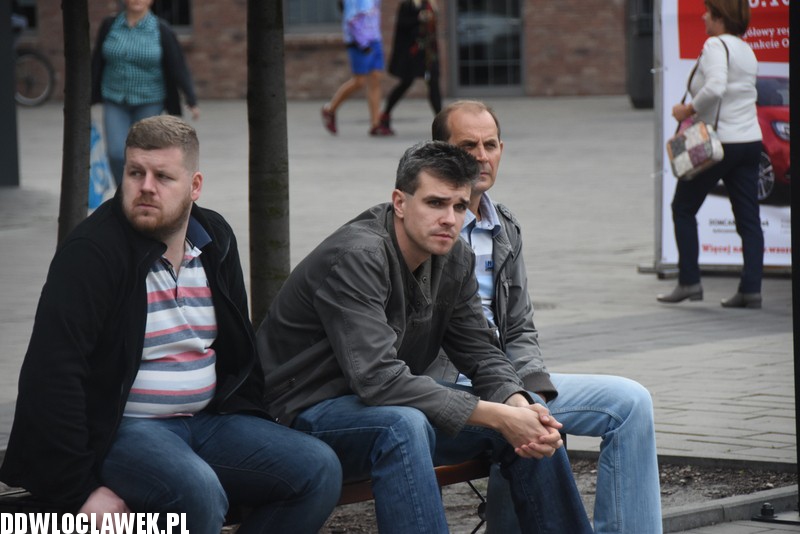 Cichoński i Mitchell na Placu Grodzkim